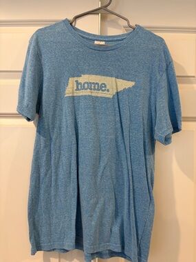 Blue 'home.' Graphic Tee